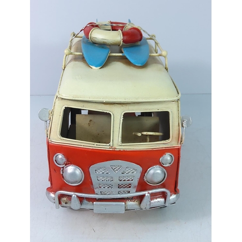 257 - Tin plate Campervan