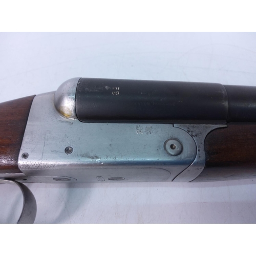 204 - 12 bore double barrelled, double trigger deactivated with certificate