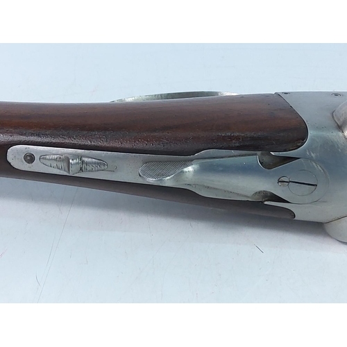 204 - 12 bore double barrelled, double trigger deactivated with certificate