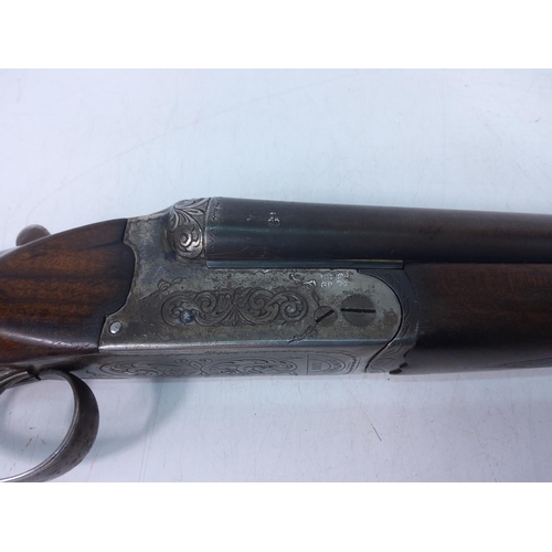 205 - 12 bore double barrelled, double trigger deactivated with certificate