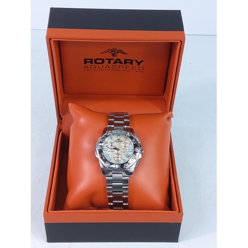 397 - Boxed Rotary Aqua Speed watch