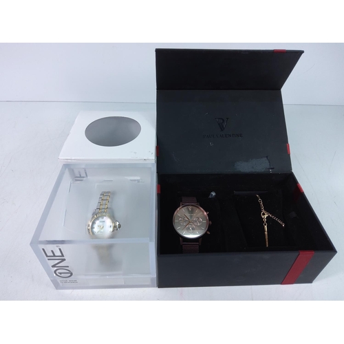 399 - 2 boxed ladies watches