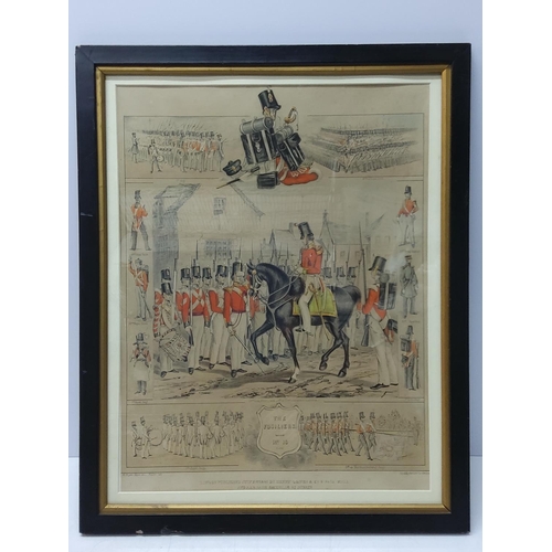 119 - Antique framed military picture