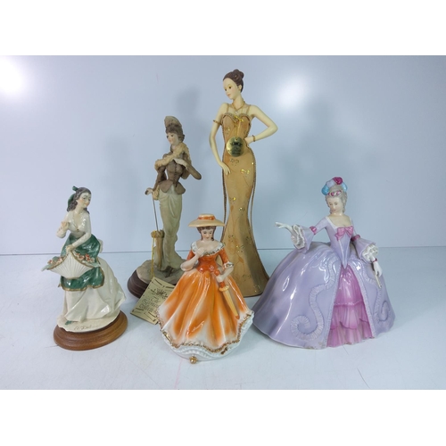 99 - Box of various lady figures