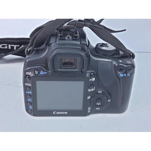 215 - Canon EOS400D digital camera with lens