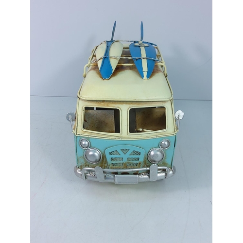 240 - Tin plate Campervan model