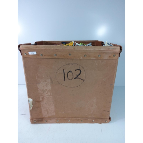 317 - Large box of farm yard toys etc