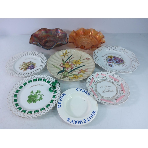 72 - Box of chinaware. plates, platedware etc