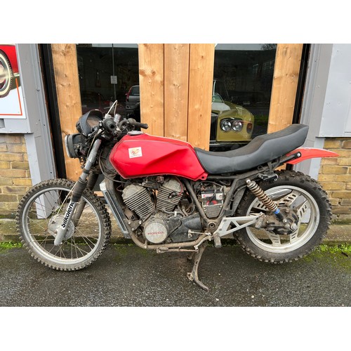 3 - Honda VT500 (believed to be 1982-1986 model)
This motorbike is sold as seen. It is a spares or repai... 