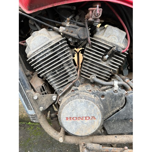 3 - Honda VT500 (believed to be 1982-1986 model)
This motorbike is sold as seen. It is a spares or repai... 