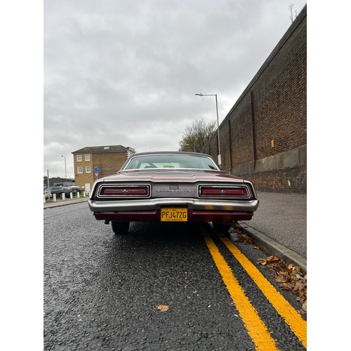 4 - 1969 Ford Thunderbird coupe in an eclectic maroon colour. This lovely late 60s American classic come... 