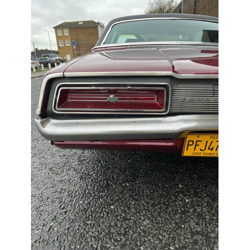 4 - 1969 Ford Thunderbird coupe in an eclectic maroon colour. This lovely late 60s American classic come... 