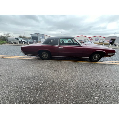 4 - 1969 Ford Thunderbird coupe in an eclectic maroon colour. This lovely late 60s American classic come... 