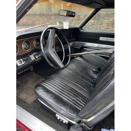 4 - 1969 Ford Thunderbird coupe in an eclectic maroon colour. This lovely late 60s American classic come... 