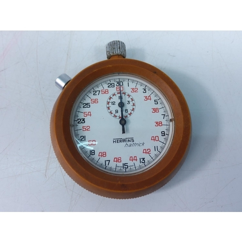 409 - Rare 1960's Herwins fibreglass stopwatch