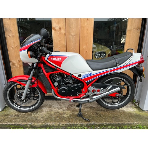 11 - Red Yamaha RD350, Registration A517 YCY with two owners from new, first registered in 1983, this Mot... 