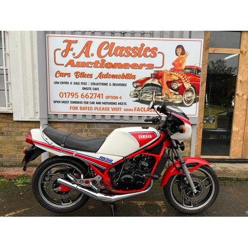 11 - Red Yamaha RD350, Registration A517 YCY with two owners from new, first registered in 1983, this Mot... 