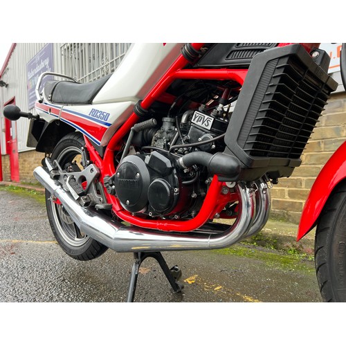 11 - Red Yamaha RD350, Registration A517 YCY with two owners from new, first registered in 1983, this Mot... 