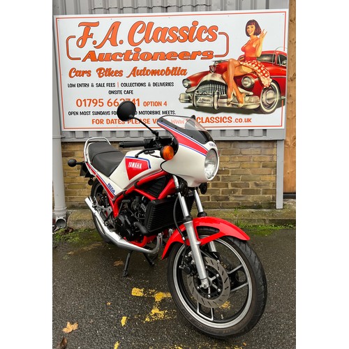 11 - Red Yamaha RD350, Registration A517 YCY with two owners from new, first registered in 1983, this Mot... 