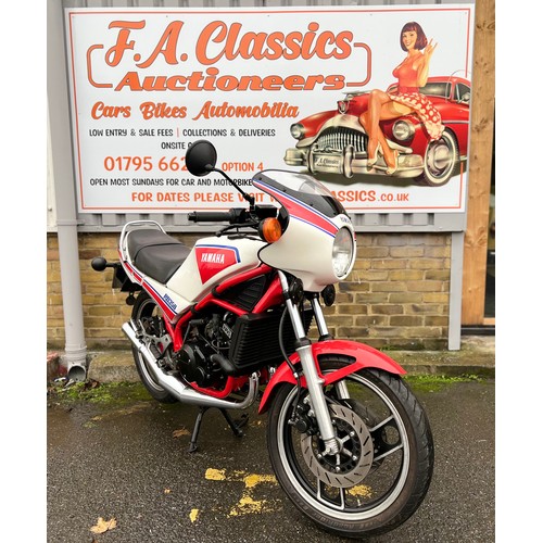 11 - Red Yamaha RD350, Registration A517 YCY with two owners from new, first registered in 1983, this Mot... 