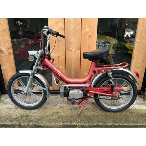 17 - Red Lem Motor ( Francoo Morini) 49cc moped, Registration TAO 559S. this  imported moped was first re... 