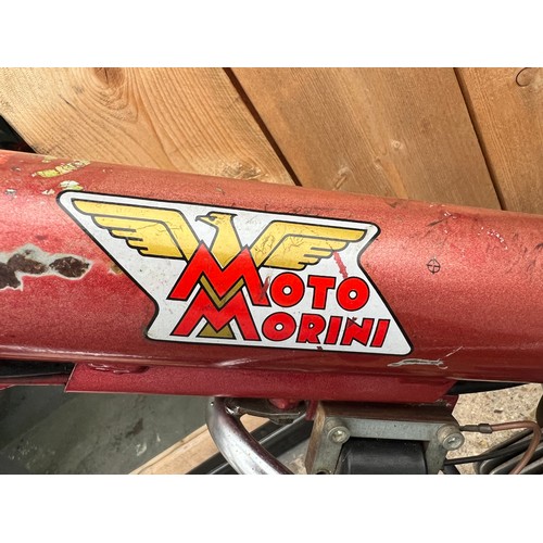 17 - Red Lem Motor ( Francoo Morini) 49cc moped, Registration TAO 559S. this  imported moped was first re... 