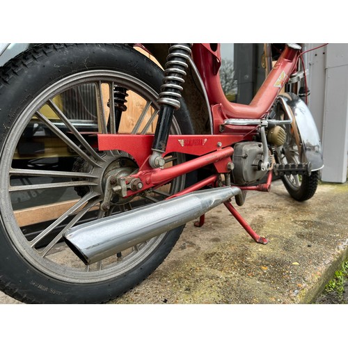 17 - Red Lem Motor ( Francoo Morini) 49cc moped, Registration TAO 559S. this  imported moped was first re... 