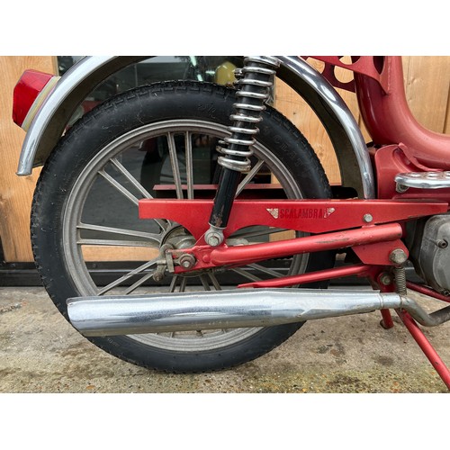 17 - Red Lem Motor ( Francoo Morini) 49cc moped, Registration TAO 559S. this  imported moped was first re... 