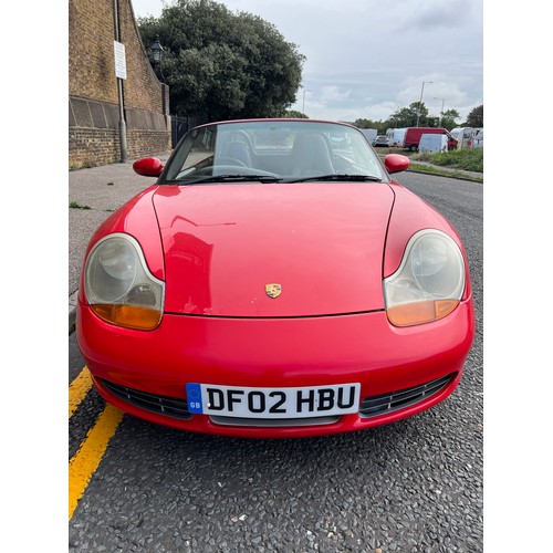 19 - Red 2002 Porsche Boxter S with 3.2L flat 6 engine, Registration is -  DF02HBU with only 77,286 Miles... 