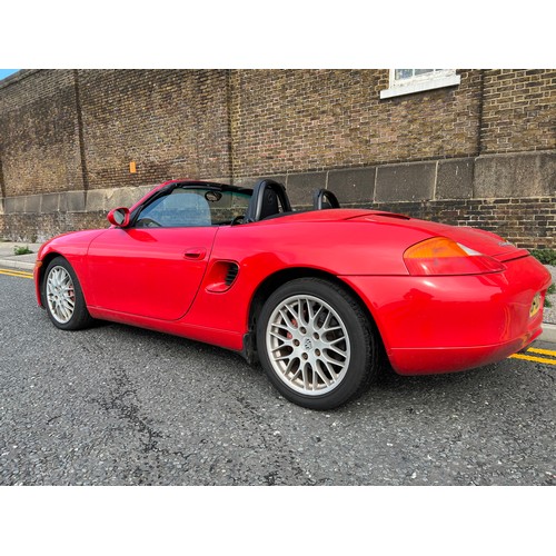 19 - Red 2002 Porsche Boxter S with 3.2L flat 6 engine, Registration is -  DF02HBU with only 77,286 Miles... 