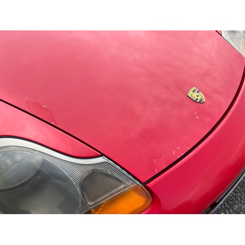 19 - Red 2002 Porsche Boxter S with 3.2L flat 6 engine, Registration is -  DF02HBU with only 77,286 Miles... 