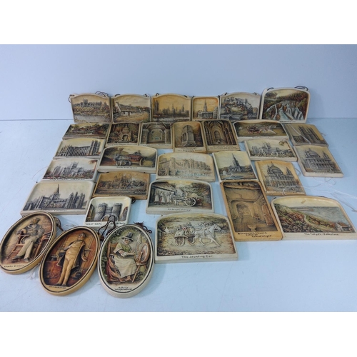 341 - Large box of various Osborne plaques