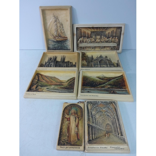 343 - Large box of various Osborne plaques