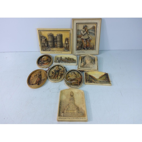 344 - Large box of various Osborne plaques