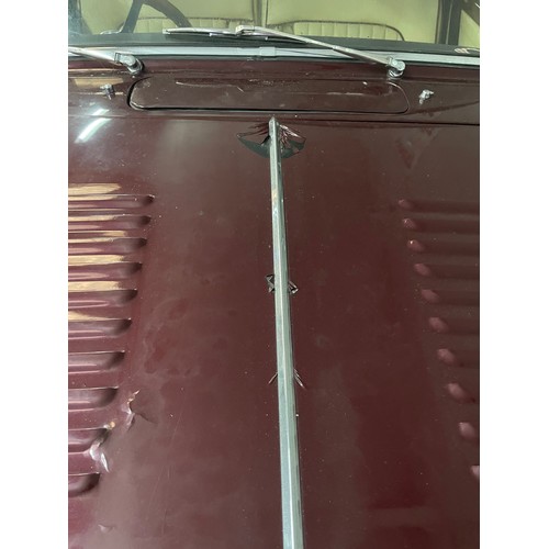 22 - Burgundy 1967 Daimler 250 with a v8 engine, Registration JTP 474F this vehicle is a non runner (no c... 