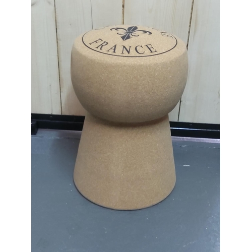 128 - French Champagne cork stool