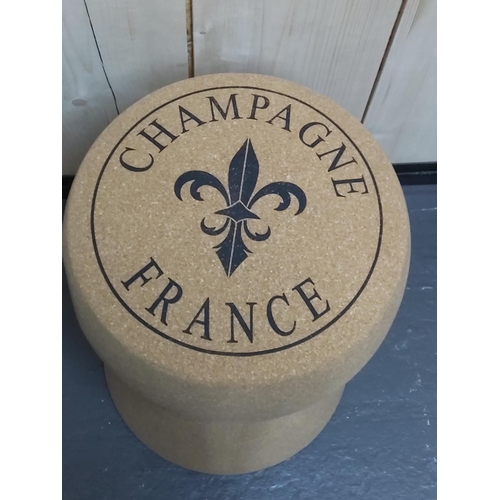 128 - French Champagne cork stool