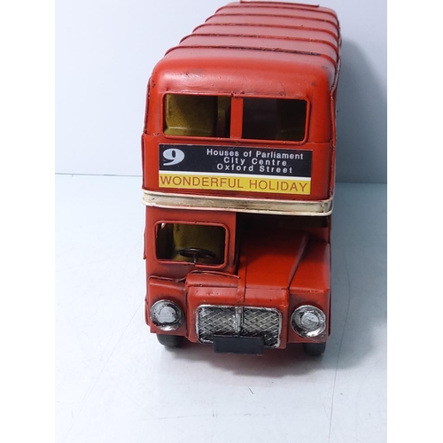 147 - Tin plate London bus