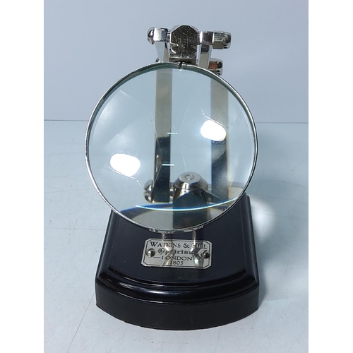 152 - Chrome desk magnifier