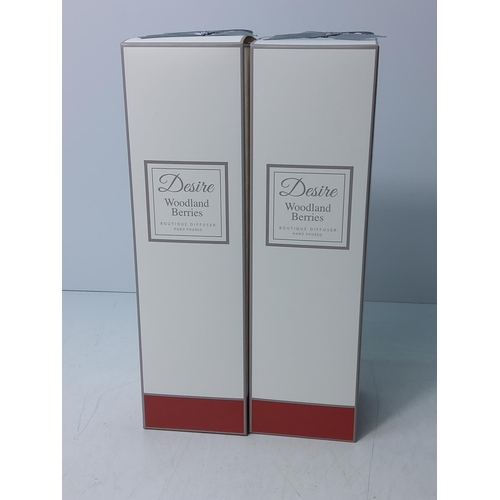 155 - 2 new and boxed woodland berries reed diffusers