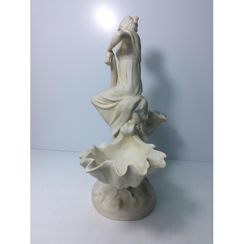 170 - Porcelain figure of a lady (centerpiece), 44cms in height