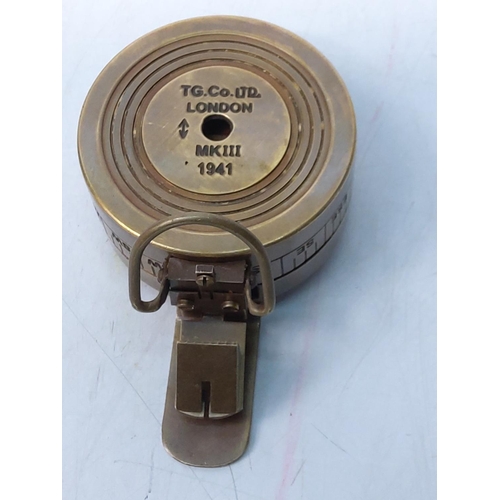 246 - Brass compass