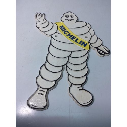 98 - Cast metal Michelin sign