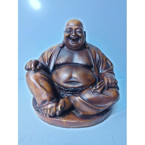 186 - Large Buddha figure, 30 x 33cms