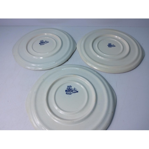 189 - Qty of blue and white china including Delft