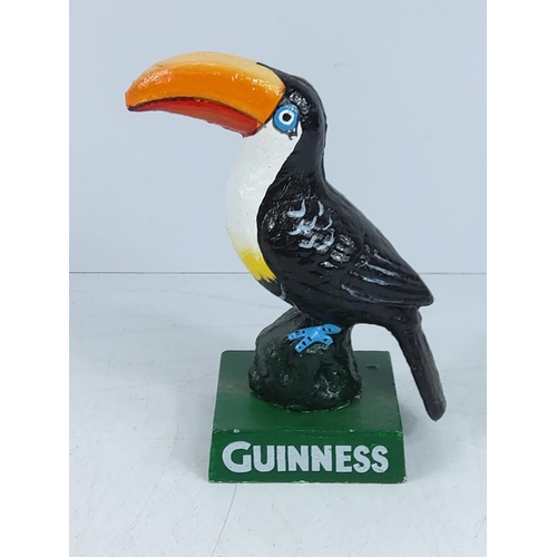 Plaque Métal Vintage Guinness Toucan - Déco Bar & Pub Authentique