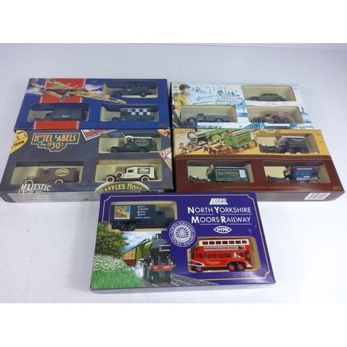 136 - 5 boxed model vehicle sets