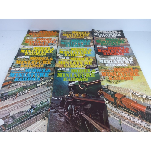 159 - Model and miniature railway magazines and album of prints