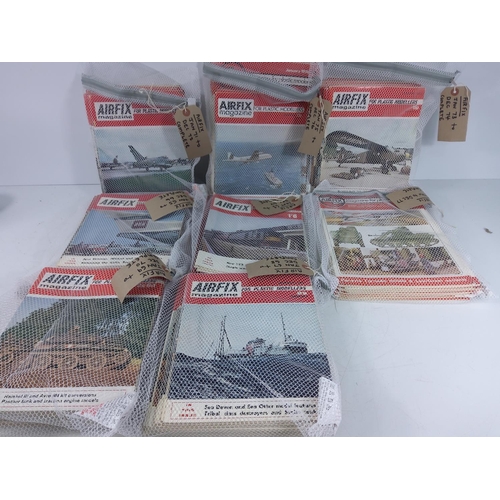 162 - 3 boxes of various model and airfix magazines