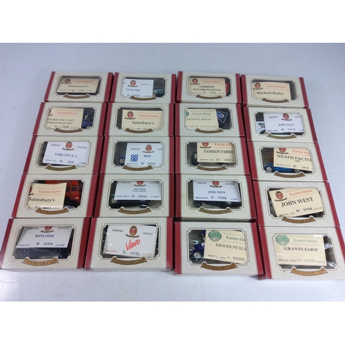 29 - 20 boxed model vehicles